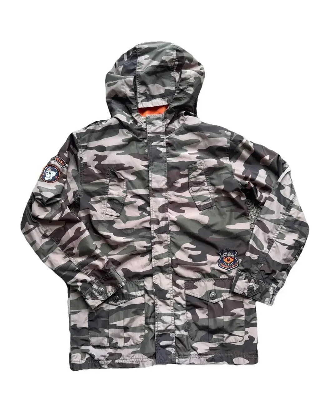 Lucky Brand Green Camo Boys Utility Jacket Size L NWOT